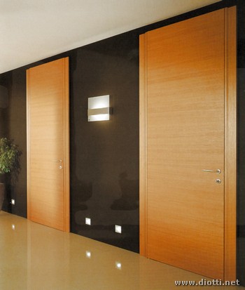 Clever wooden hinged doors natural oak